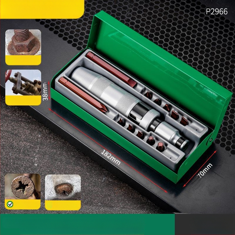 San kun ударна отвертка – мултифункционална, универсална, изработена от въглеродна стомана, за премахване на ръжда