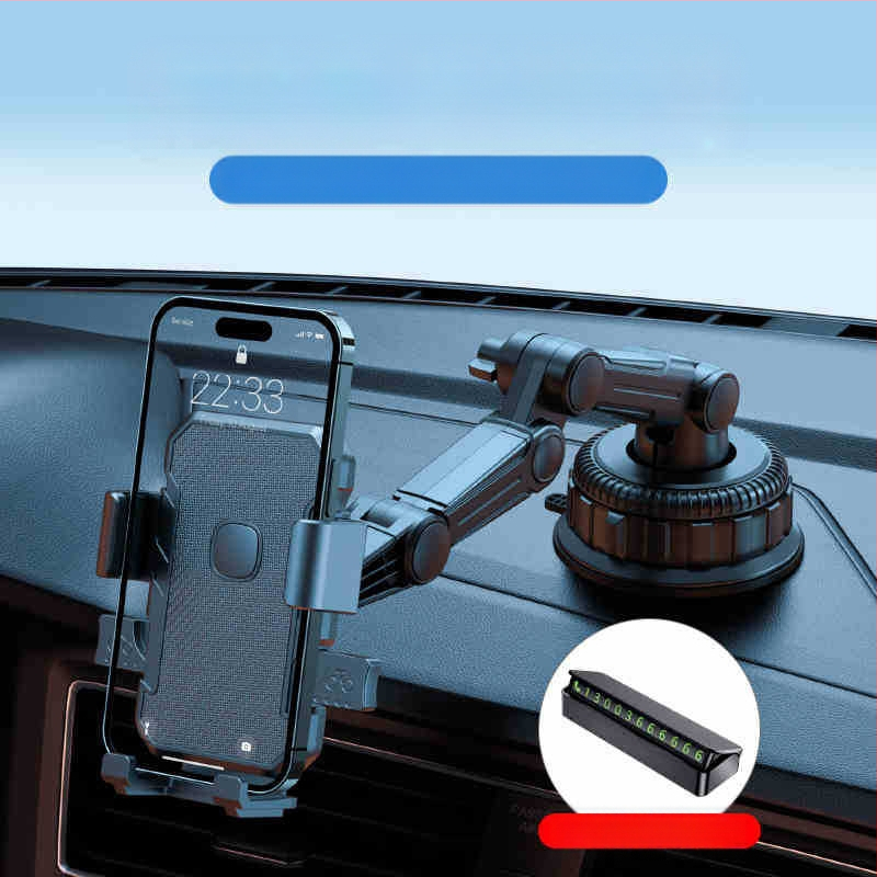 Универсален държач за телефон и навигация за автомобил с вакуумна основа за табло — Yiyi