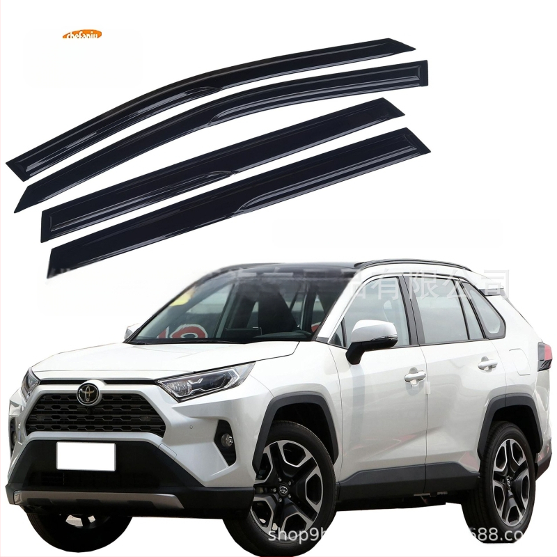 RAV-4-hez acryl esővédő pajzs, ragasztásos telepítés, kompatibil a 1994–2023-as modellekkel, 4 darabos csomag