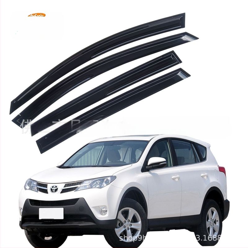 RAV-4-hez acryl esővédő pajzs, ragasztásos telepítés, kompatibil a 1994–2023-as modellekkel, 4 darabos csomag