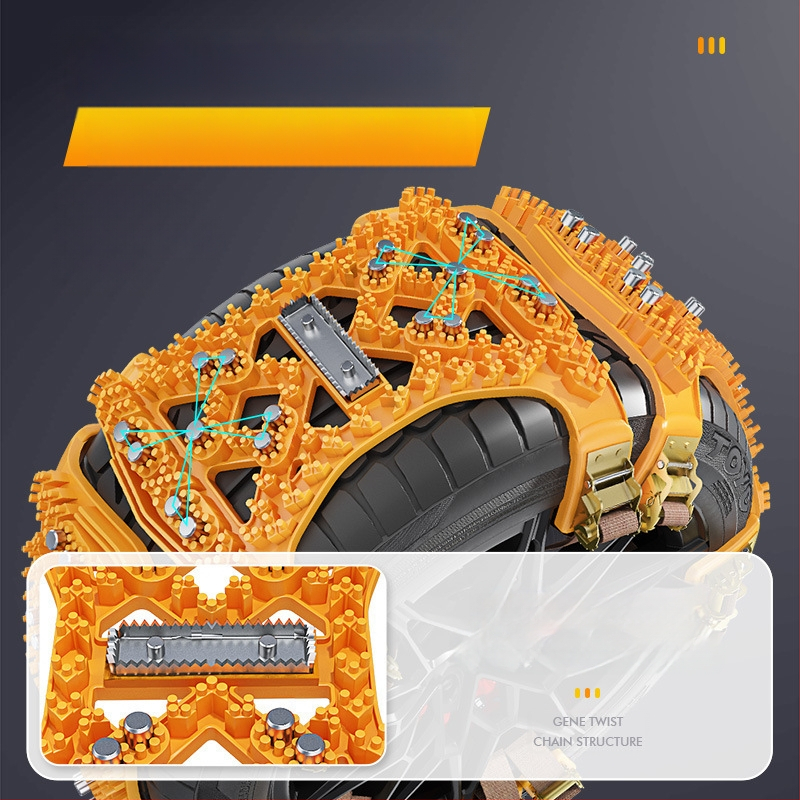 Lanturi de zăpadă pentru anvelope auto și SUV — universale, model 4030, greutate 0.7 kg, brand csxh