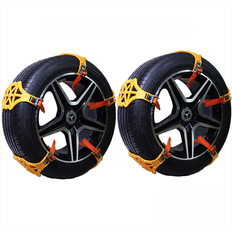 Snow Luton – Gumiabroncs anti-slip láncok Vans, autók és SUV-k számára; Anyag: gumi; Szélesség: 165–265 mm; Tömeg: 305 g/db; Testreszabható feldolgozás