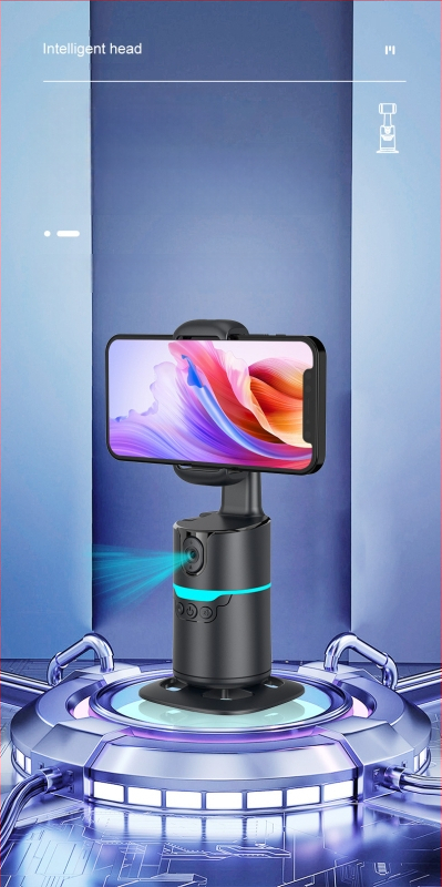 Γκίμπαλ για κινητό με AI αυτοματοποιημένη παρακολούθηση, 360° περιστροφή και κλίση, 220 g, σταθεροποιητής για vlog εσωτερικού/εξωτερικού χώρου