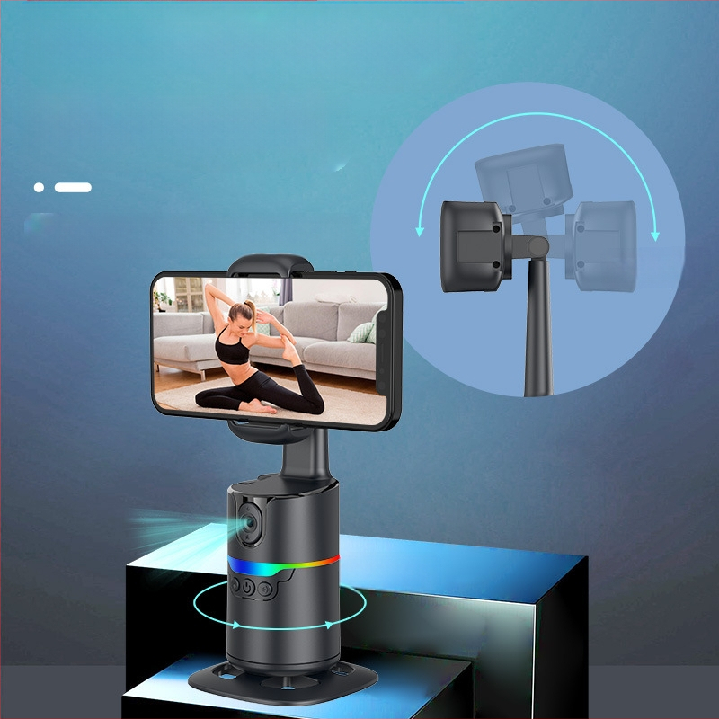 Γκίμπαλ για κινητό με AI αυτοματοποιημένη παρακολούθηση, 360° περιστροφή και κλίση, 220 g, σταθεροποιητής για vlog εσωτερικού/εξωτερικού χώρου