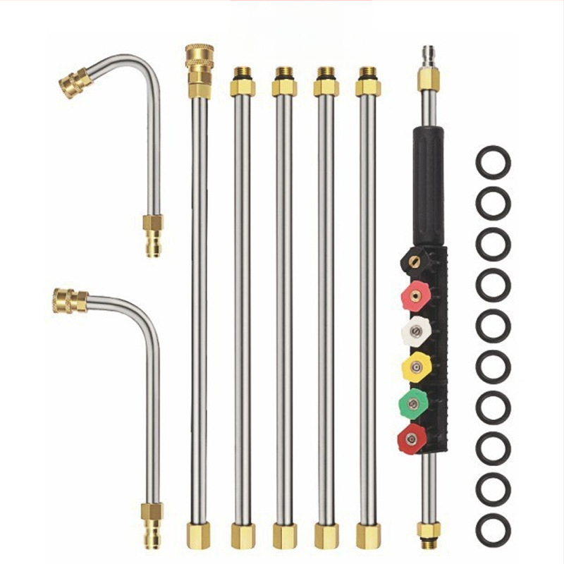 Produžna šipka za glavu visokotlačnog perača, od nehrđajućeg čelika (Vrsta: produžni; Materijal: nehrđajući čelik; Primjena: pranje automobila, čišćenje klima uređaja)
