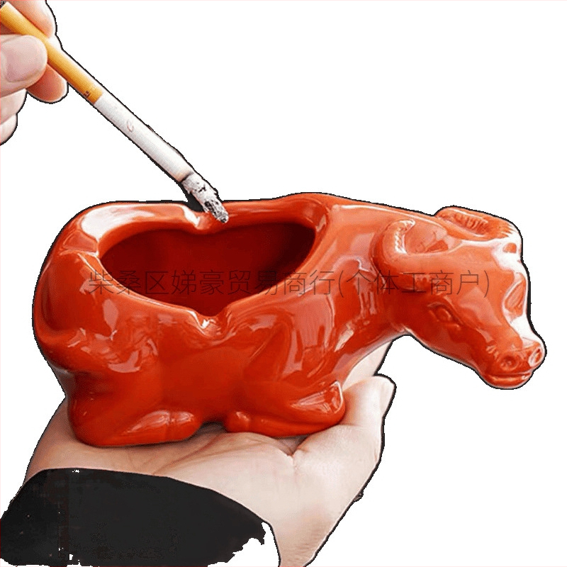 Keramický popolník tvaru kraba s viečkom, čajové zvieratko dekor pre kanceláriu a domov, čínske štýl