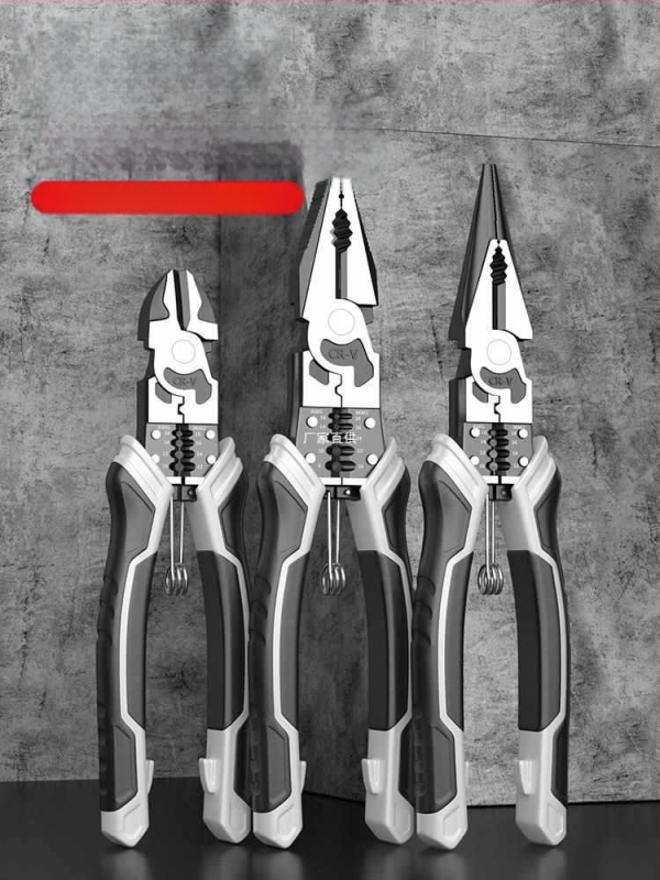 Заключващи клещи за електротехници, мултифункционални, индустриално качество, комплект