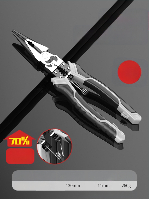 Заключващи клещи за електротехници, мултифункционални, индустриално качество, комплект