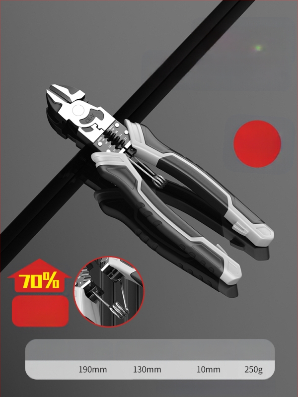 Заключващи клещи за електротехници, мултифункционални, индустриално качество, комплект