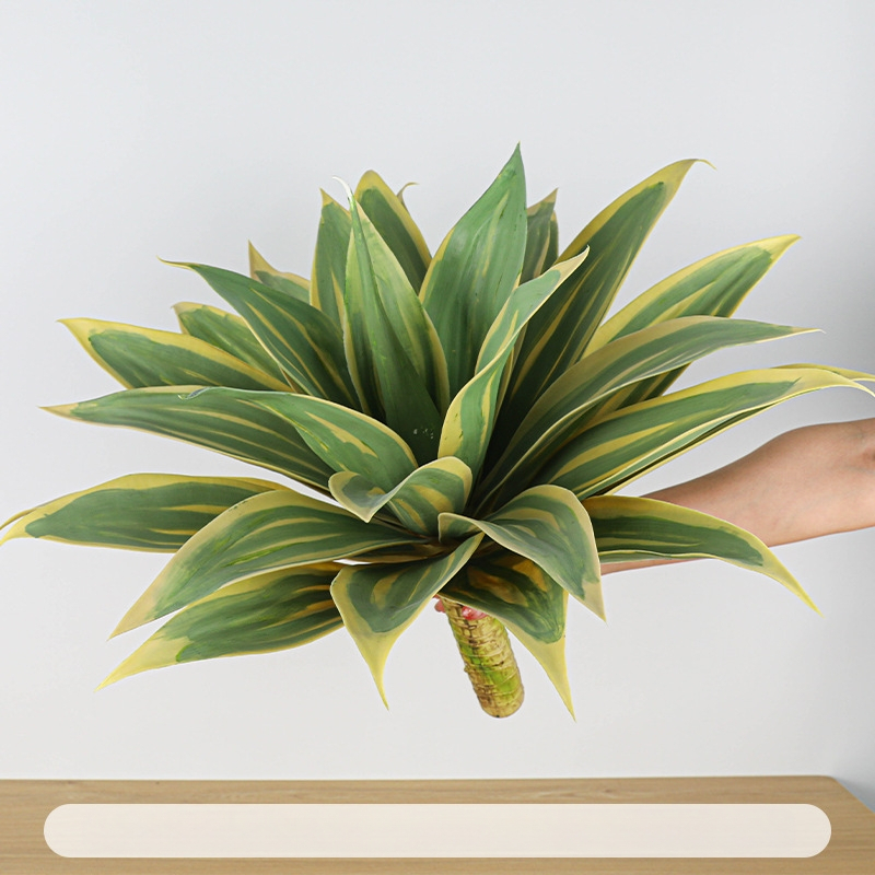 Dirbtinis agavų augalas – dekoratyvinis elementas lauko zonoms ir namų dekorui; Prekės ženklas Holy Beauty; Tipas: Simulation Agave; Panaudojimas: lauke, fotografijos rekvizitai, namų dekoras