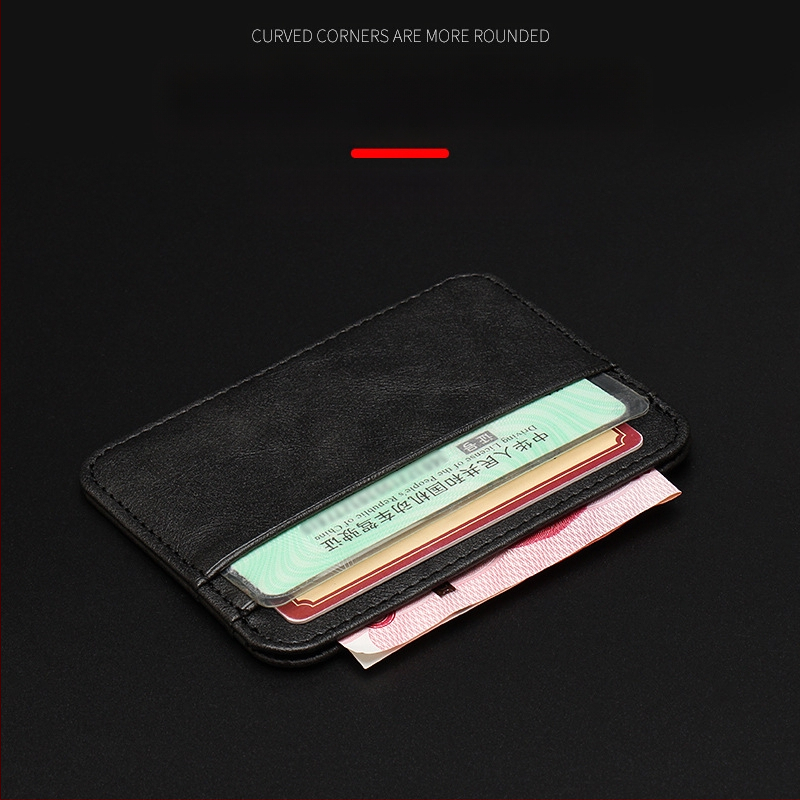 Mini kortelių laikiklis su keliomis skyrimis – PU oda, unisex, prekės ženklas Zongshu/Brown Mouse, 2024 m. pavasaris