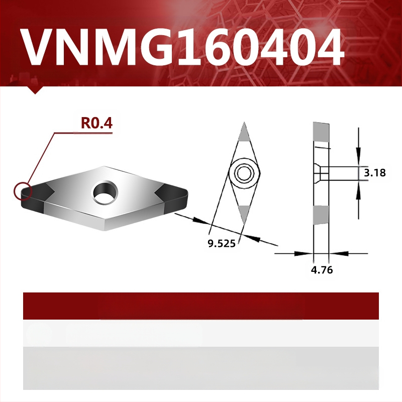 CBN CNC sukamasis peilis VNMG160404/08/12 – NC pjovimo įrankis