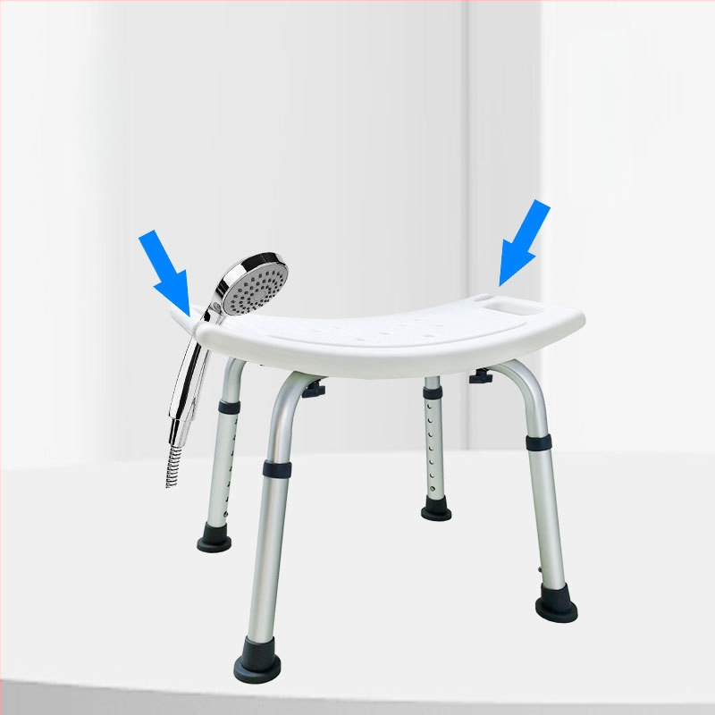 Senjorų vonios kėdė, pasukama, neslidžia, iš aliuminio lydinio, dušo kėdė, ne sulankstoma