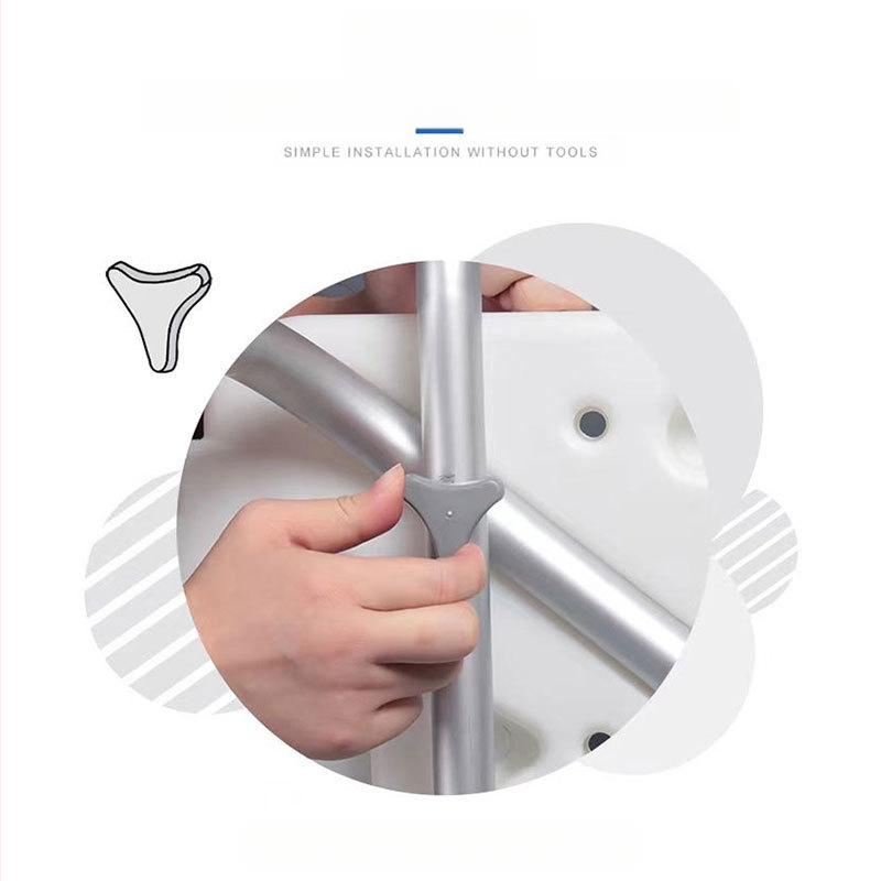 Senjorų vonios kėdė, pasukama, neslidžia, iš aliuminio lydinio, dušo kėdė, ne sulankstoma