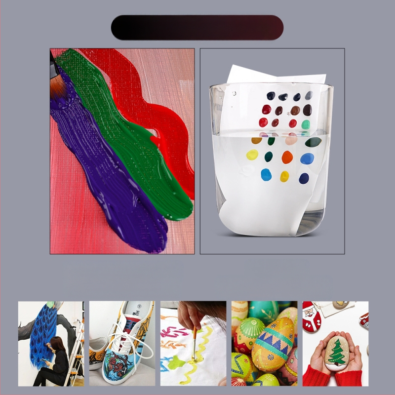 Xinbowen eļļas krāsa alumīnija caurulēs, 24 krāsu komplekts gleznošanai