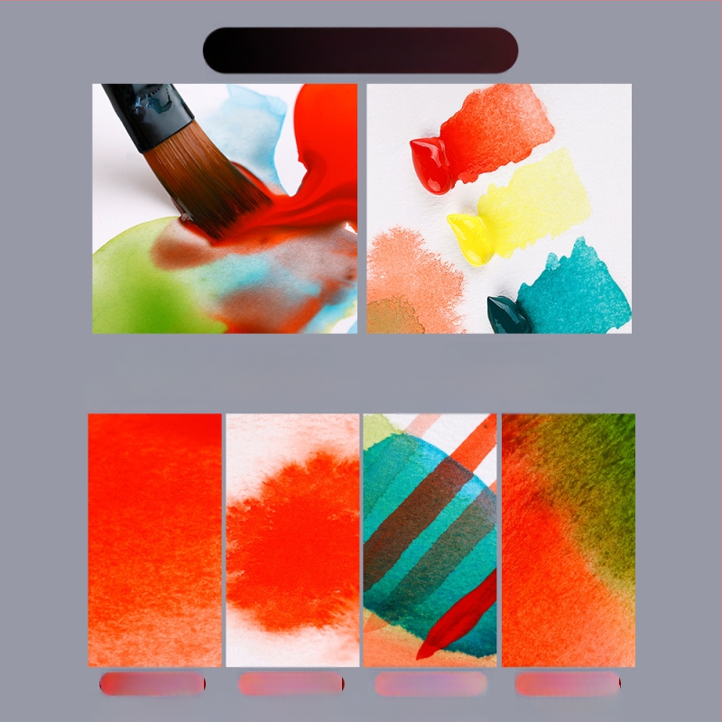 Xinbowen eļļas krāsa alumīnija caurulēs, 24 krāsu komplekts gleznošanai