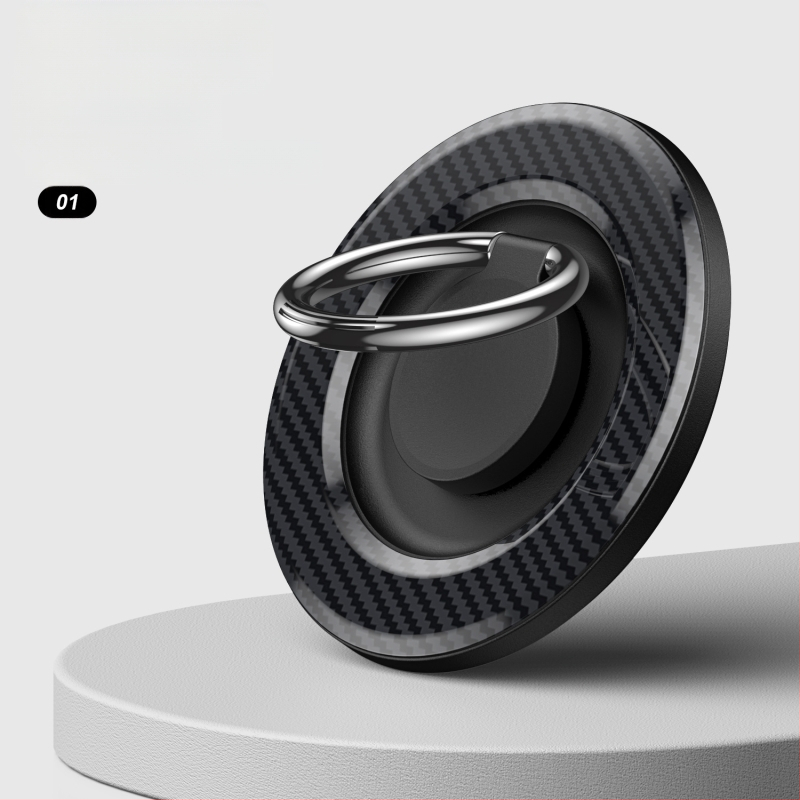 MagSafe suderinamas magnetinis telefono žiedinis laikiklis su pasukamu stalą – metalo-plastiko konstrukcija, prisitaikantis