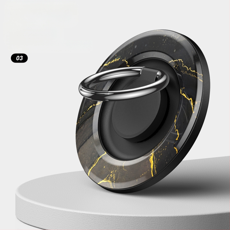 MagSafe suderinamas magnetinis telefono žiedinis laikiklis su pasukamu stalą – metalo-plastiko konstrukcija, prisitaikantis