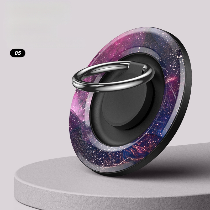 MagSafe suderinamas magnetinis telefono žiedinis laikiklis su pasukamu stalą – metalo-plastiko konstrukcija, prisitaikantis