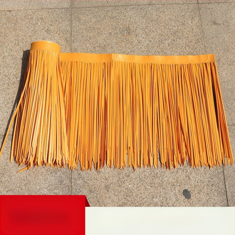 Minkštos PVC šiaudų stogo plokštė lauko Havaju vakarėlių dekoracijai, pritaikoma, karštu liejimu vienoje dalyje formuojama, pakuojama į skaidrią PP pakuotę