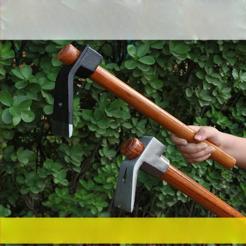 Sodo kastu iš mangano plieno, viso plieno tvirta konstrukcija, sustiprinta, žemės ūkiui, dvigubo naudojimo, skirta kasinėti žieminius bambuko ūglius