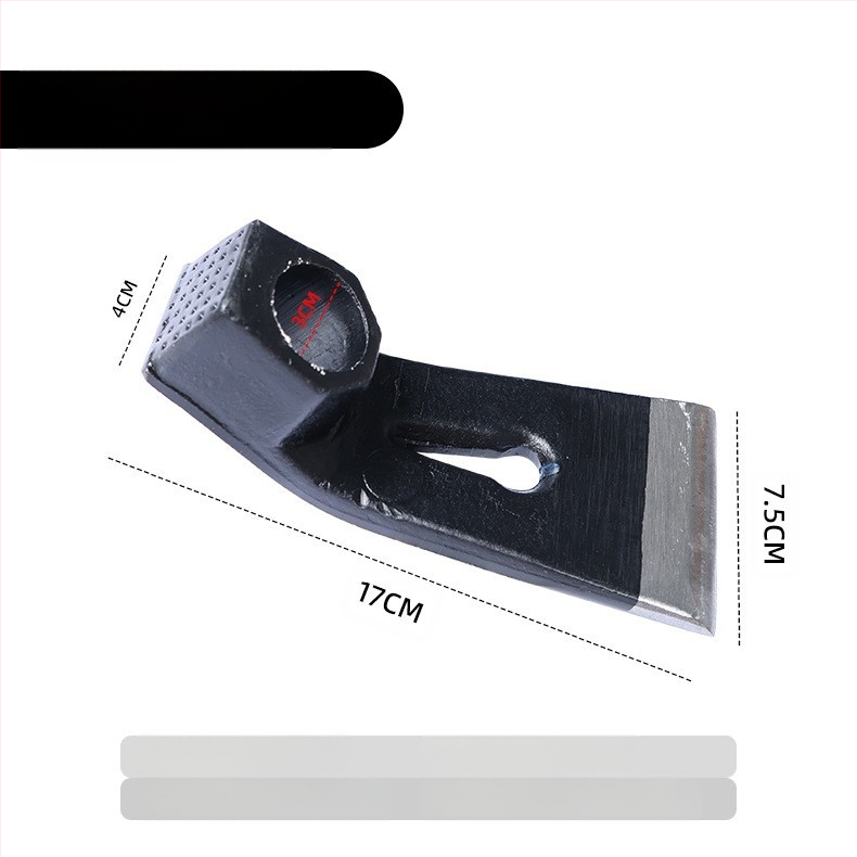 Sodo kastu iš mangano plieno, viso plieno tvirta konstrukcija, sustiprinta, žemės ūkiui, dvigubo naudojimo, skirta kasinėti žieminius bambuko ūglius