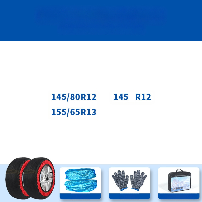 Peace and Peace téli gumi zoknik — csúszásmentes textil, testreszabható speciális autókhoz, súly 1–1,5 kg