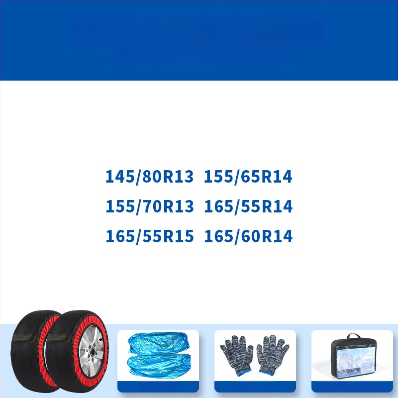 Peace and Peace téli gumi zoknik — csúszásmentes textil, testreszabható speciális autókhoz, súly 1–1,5 kg