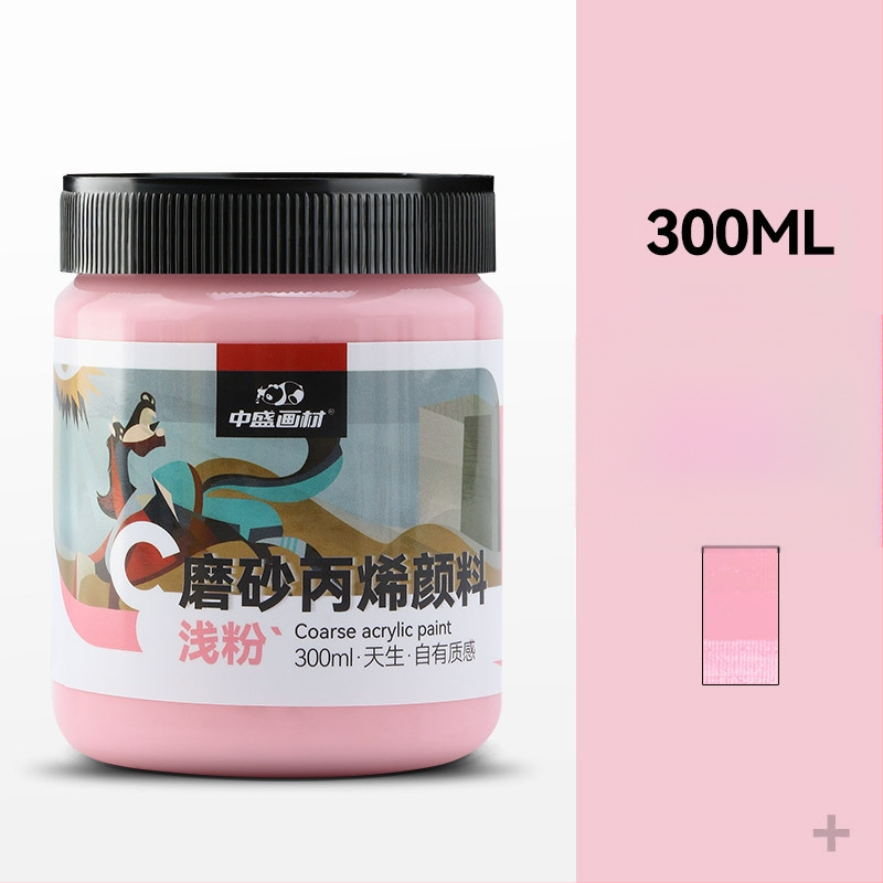 Zhongsheng Painting Material tekstūru gleznošanai pigmentu komplekts, polipropilēna pamats, 300 ml tilpums, 36 pudelēs kastē, IP atļauja mākslas radīšanai