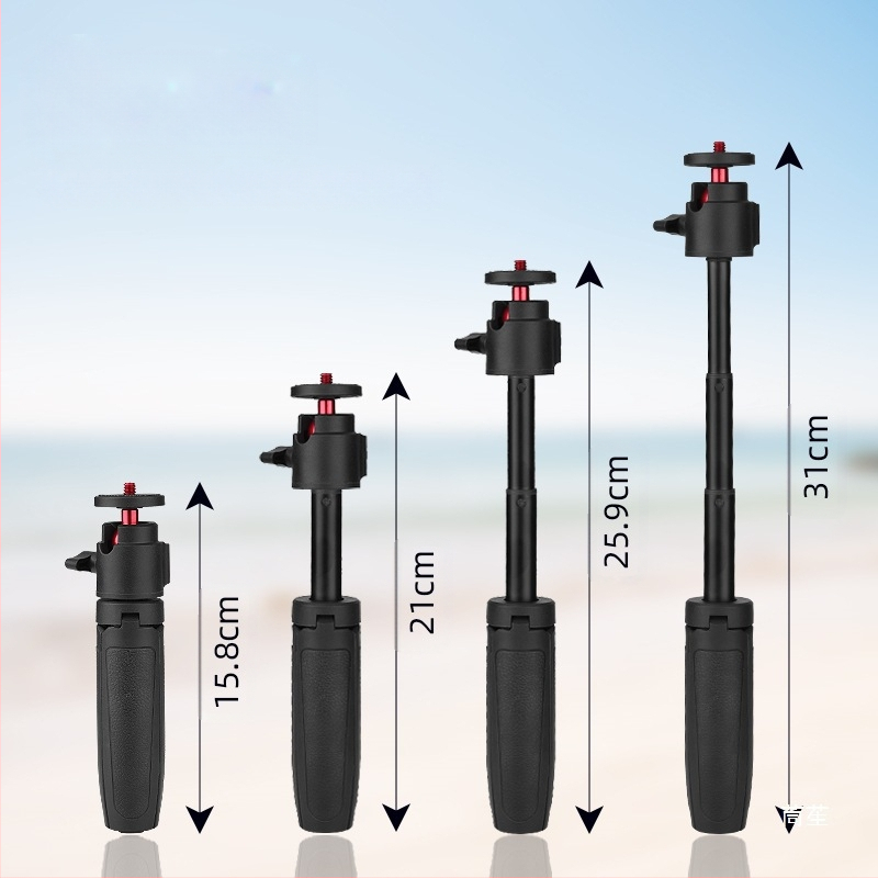 Držač/adapter za Action4/5 Pro – ručni selfie štapić i tripod za sportsku kameru, Pocket 3 proširenje, nosivost 1 kg, 3 sekcije
