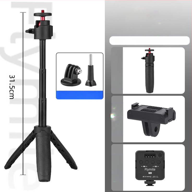 Držač/adapter za Action4/5 Pro – ručni selfie štapić i tripod za sportsku kameru, Pocket 3 proširenje, nosivost 1 kg, 3 sekcije