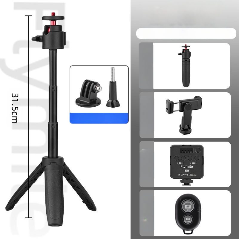 Držač/adapter za Action4/5 Pro – ručni selfie štapić i tripod za sportsku kameru, Pocket 3 proširenje, nosivost 1 kg, 3 sekcije