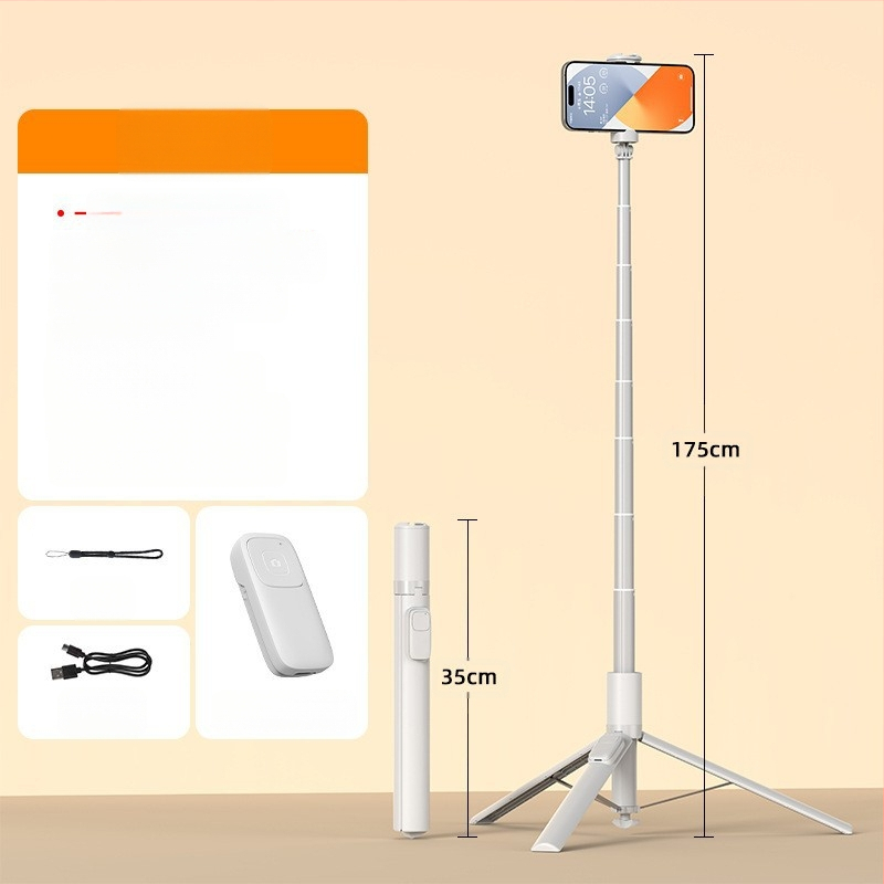 Bluetooth selfie lazda su automatiškai išsiskleidiančiu, aliumininis ištraukiamas laikiklis telefonui, grindinis stovas tiesioginei transliacijai