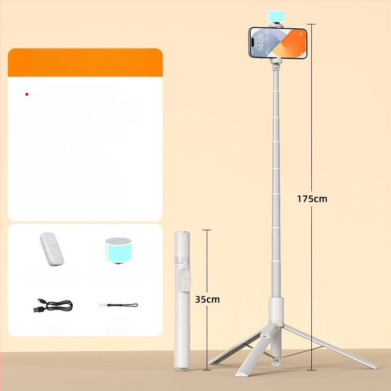 Bluetooth selfie lazda su automatiškai išsiskleidiančiu, aliumininis ištraukiamas laikiklis telefonui, grindinis stovas tiesioginei transliacijai