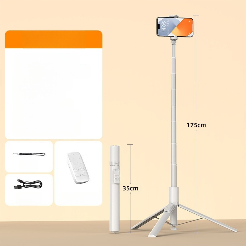 Bluetooth selfie lazda su automatiškai išsiskleidiančiu, aliumininis ištraukiamas laikiklis telefonui, grindinis stovas tiesioginei transliacijai