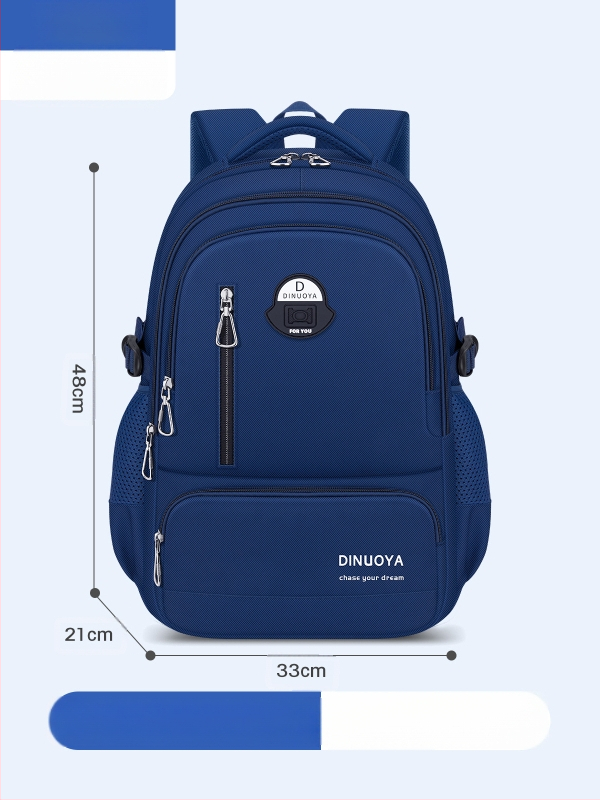 Ученическа раница за момчета, обем 36-55 л, Oxford плат, презрамки с въздушно подплатяване, устойчива на износване, за ежедневна употреба