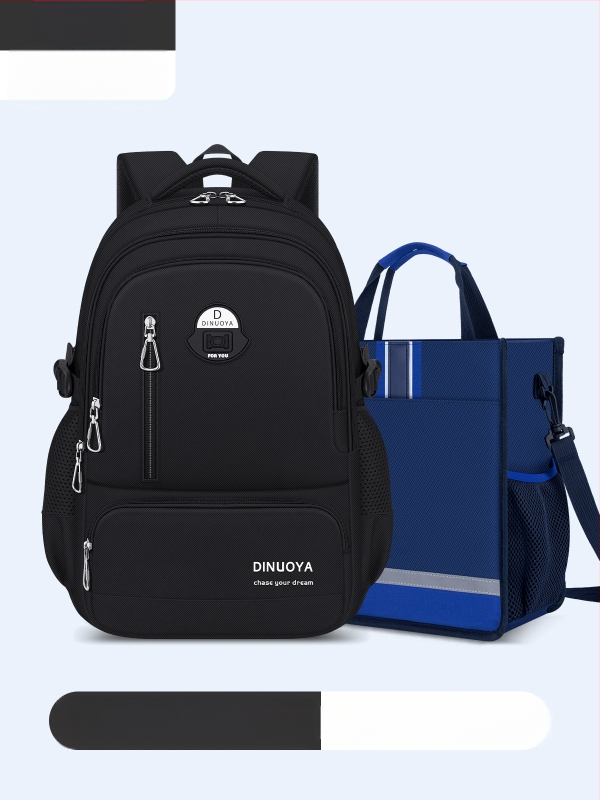 Ученическа раница за момчета, обем 36-55 л, Oxford плат, презрамки с въздушно подплатяване, устойчива на износване, за ежедневна употреба