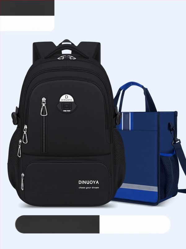 Ученическа раница за момчета, обем 36-55 л, Oxford плат, презрамки с въздушно подплатяване, устойчива на износване, за ежедневна употреба