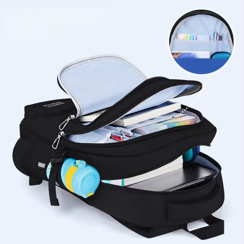 Ученическа раница за момчета, обем 36-55 л, Oxford плат, презрамки с въздушно подплатяване, устойчива на износване, за ежедневна употреба