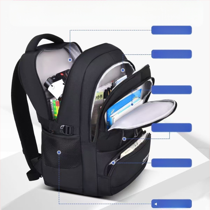 Ученическа раница за момчета, обем 36-55 л, Oxford плат, презрамки с въздушно подплатяване, устойчива на износване, за ежедневна употреба