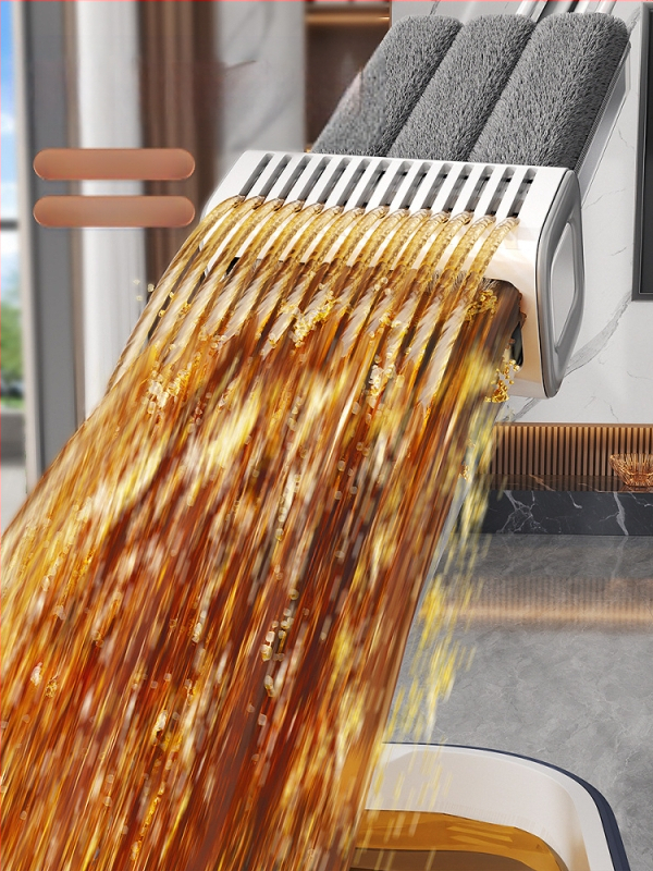 Nerūdijančio plieno plokščiasis mopas šlapiam ir sausam valymui, patvarus modelis 2025