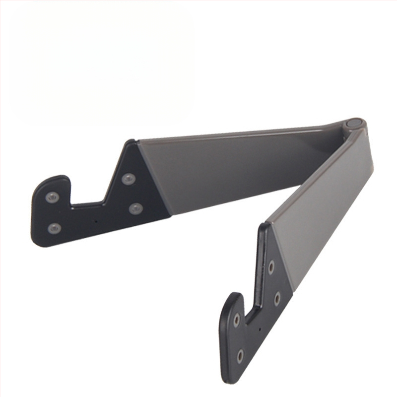 V-veida galda statīvs telefoniem un planšetēm, no plastmasas, universāls, ar personalizācijas atbalstu