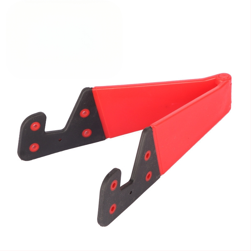 V-veida galda statīvs telefoniem un planšetēm, no plastmasas, universāls, ar personalizācijas atbalstu