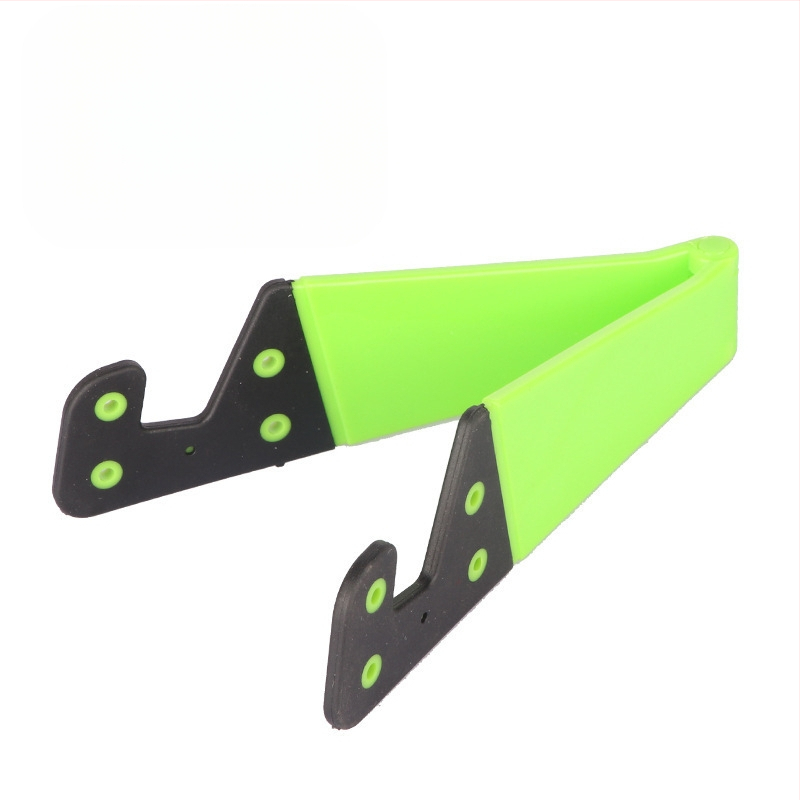 V-veida galda statīvs telefoniem un planšetēm, no plastmasas, universāls, ar personalizācijas atbalstu