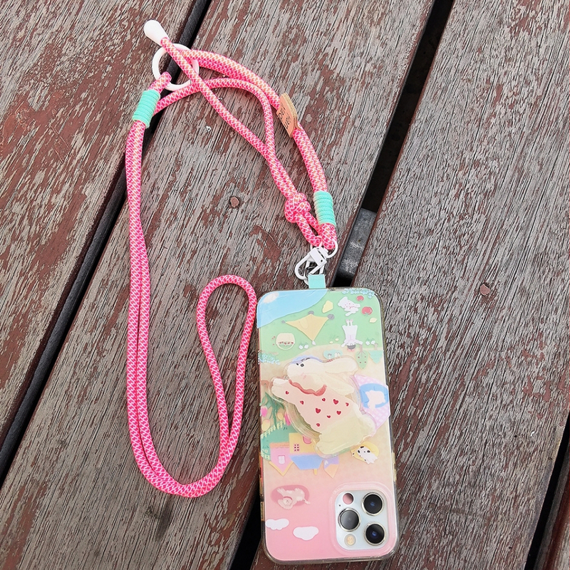 Унисекс нейлонова каишка за телефон с метален катарам, самостоятелно опакована