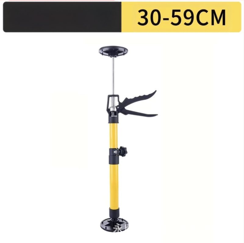 Στήριγμα ανύψωσης εγκατάστασης κρεματών ντουλαπιών με τηλεσκοπική ράβδο, υποστήριξη γυψοσανίδας και εργαλείο ξυλουργικής για οροφή