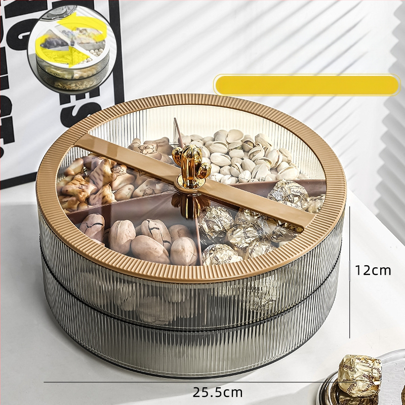 Multi-pie Akrilinė vaisių lėkštė namų naudojimui — retro stiliaus elegantiškas prabangos įspūdis, pirmosios klasės kokybė