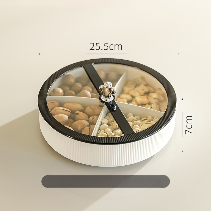 Multi-pie Akrilinė vaisių lėkštė namų naudojimui — retro stiliaus elegantiškas prabangos įspūdis, pirmosios klasės kokybė