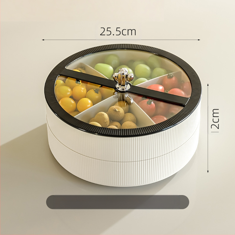 Multi-pie Akrilinė vaisių lėkštė namų naudojimui — retro stiliaus elegantiškas prabangos įspūdis, pirmosios klasės kokybė