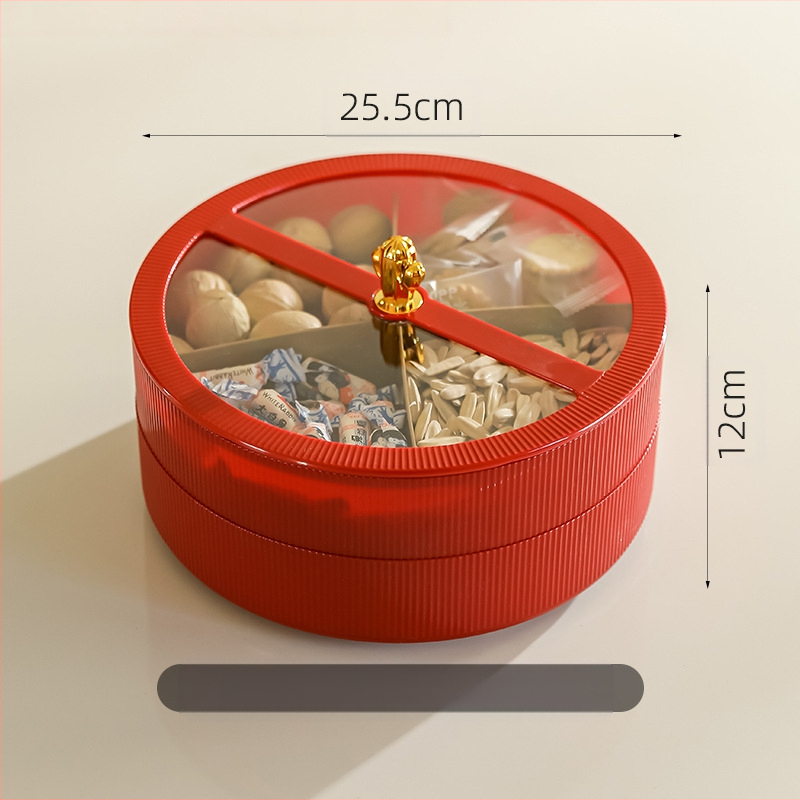 Multi-pie Akrilinė vaisių lėkštė namų naudojimui — retro stiliaus elegantiškas prabangos įspūdis, pirmosios klasės kokybė